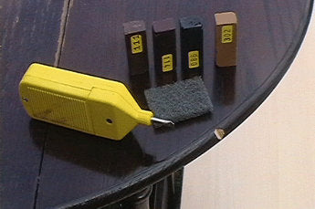 How to repair a chip in wood