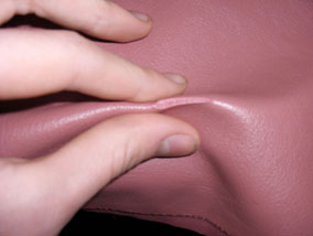 How to repair a cut in leather