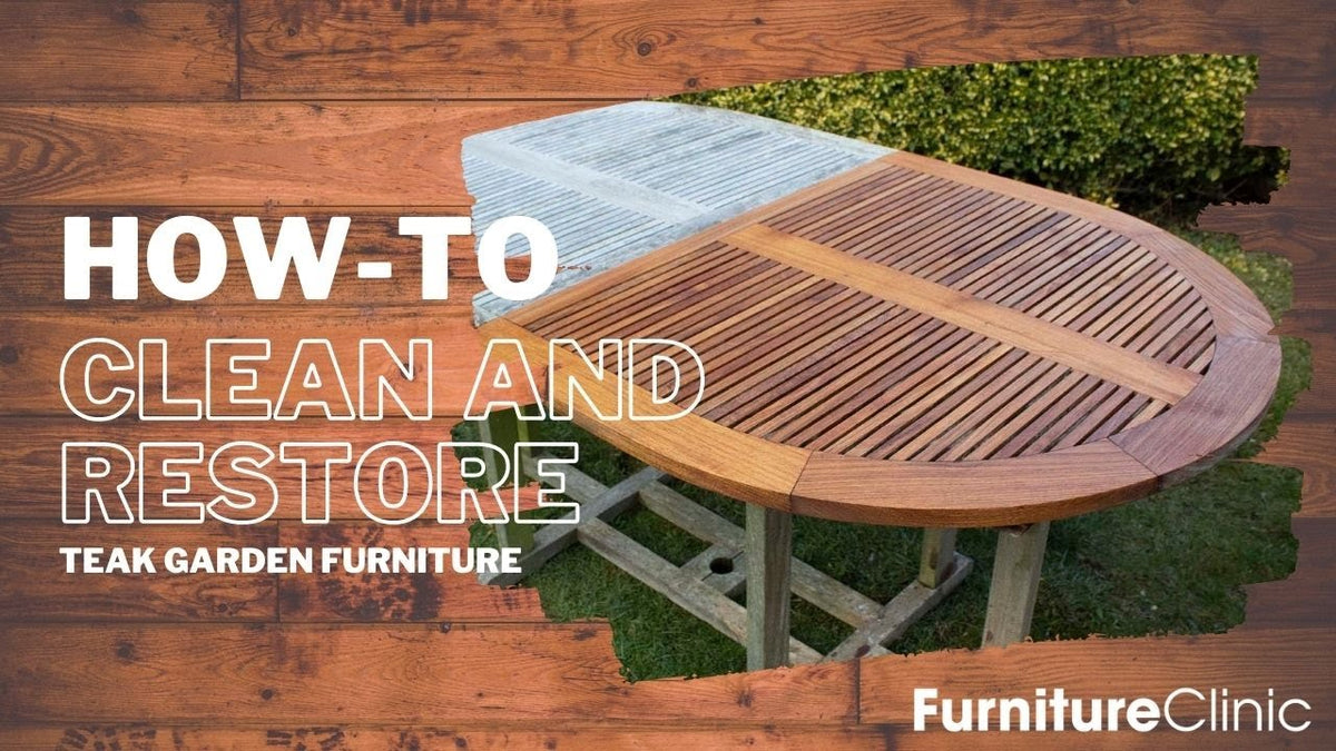 How to clean and restore garden furniture