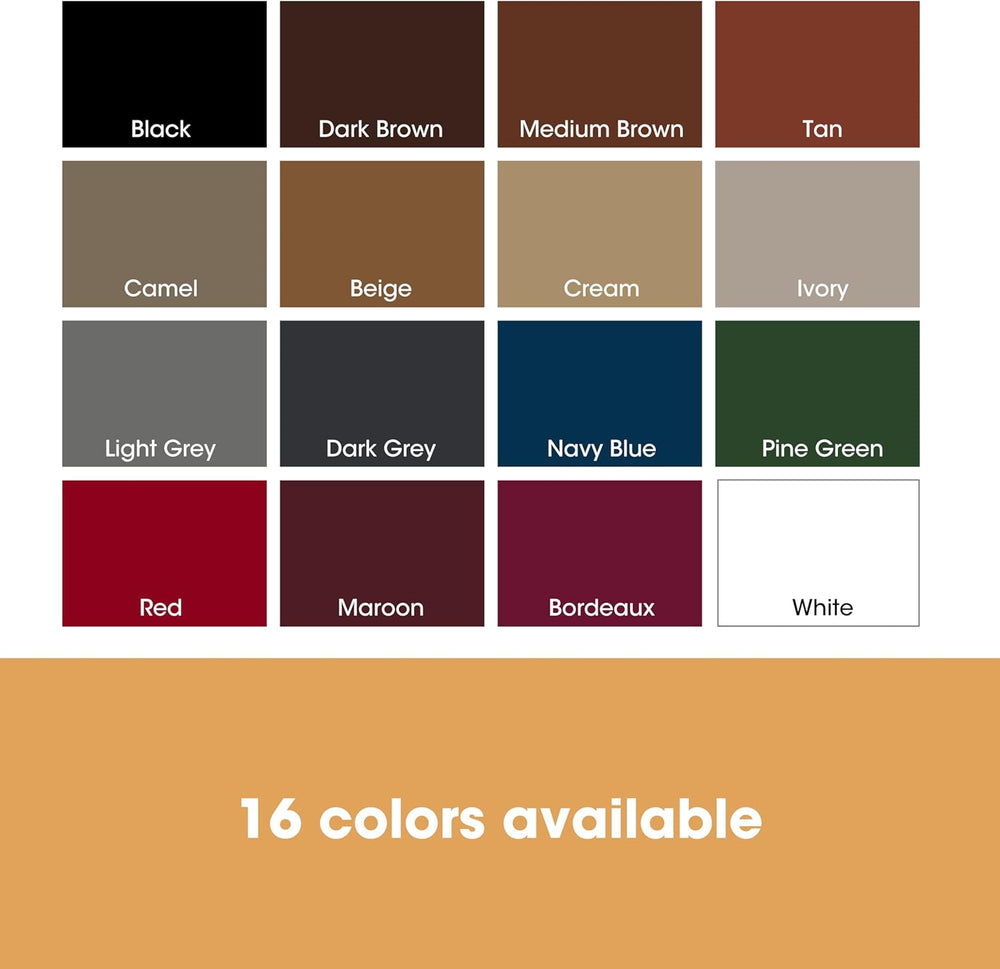 Furniture Clinic - Leather Repair Paint Color Chart