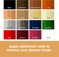Furniture Clinic - Leather Recoloring Balm Color Chart