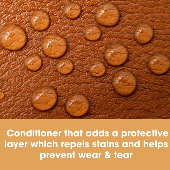 Furniture Clinic Large Leather Care Kit - Includes A 17 oz Protection Cream & Conditioner, 17 oz