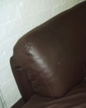 Leather Sofa Rip Repair - After