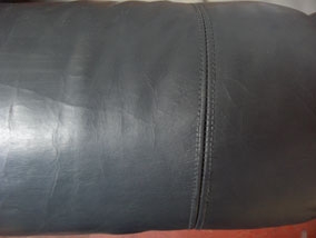 Leather Sofa Tear Repair - After