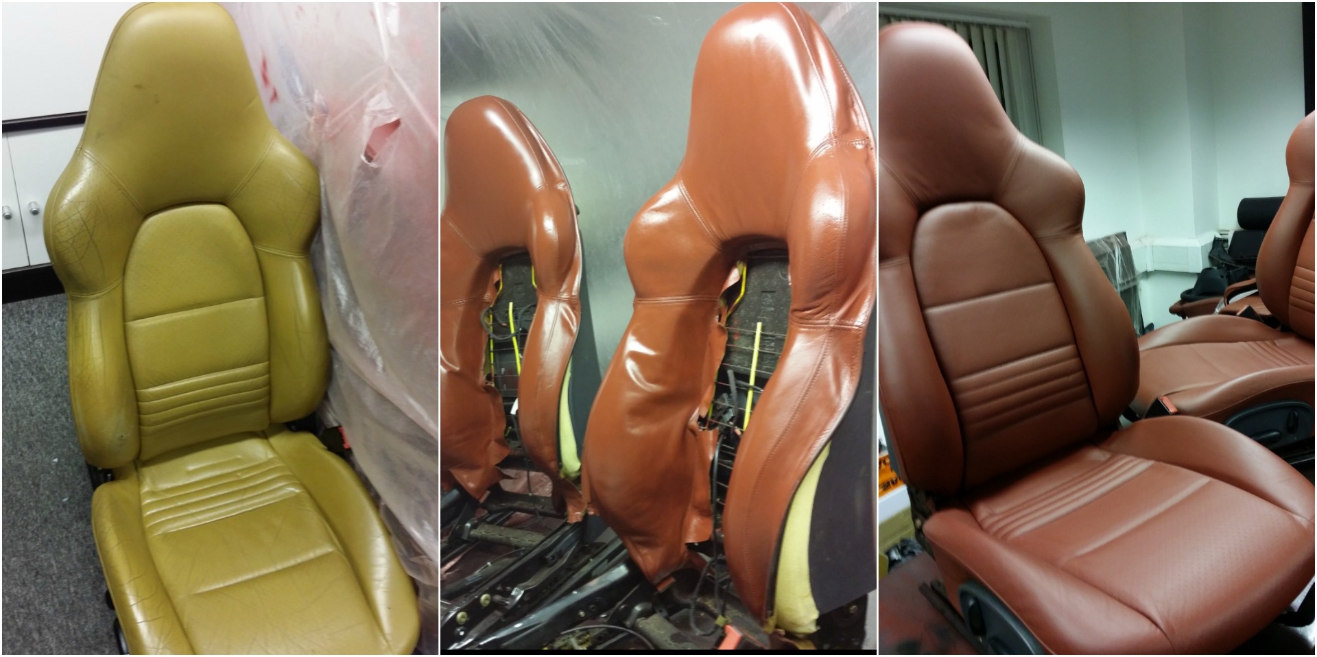 Colour Change to leather car seats