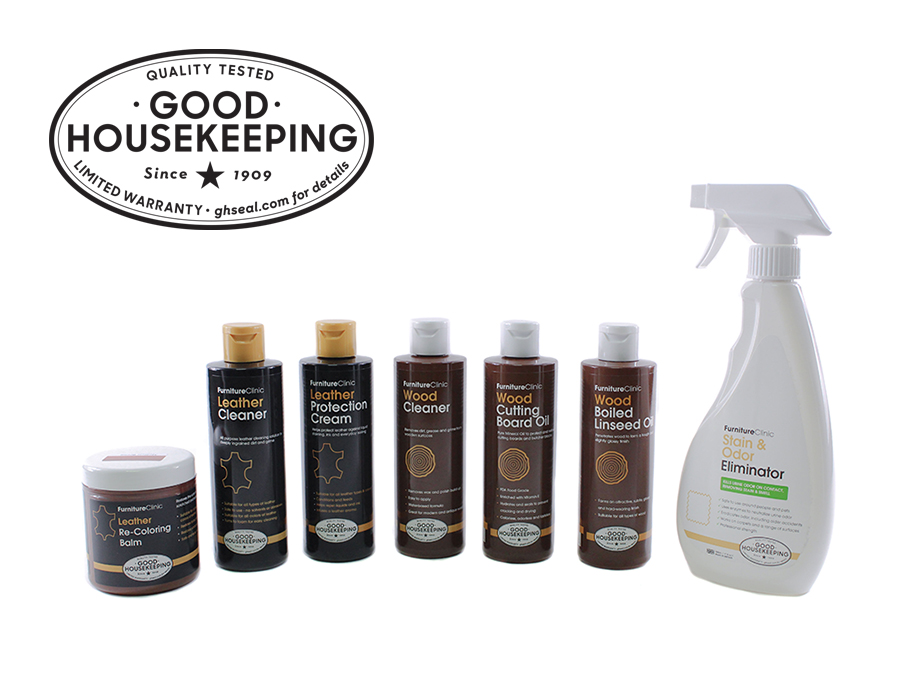Good Housekeeping Seal and Furniture Clinic Products