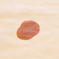 Unprotected Leather Absorbed Stain