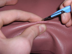 How To Repair A Cut In Leather E Learning, How To Repair A Cut On Leather Sofa