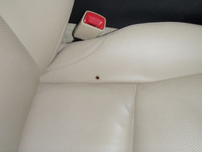 How To Repair A Burn In Leather E Learning - How To Fix Burn Hole In Leather Car Seat